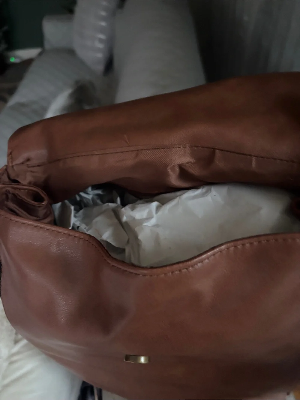 Frye Walnut Brown Leather Convertible Men’s Backpack - Tan